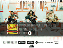 Tablet Screenshot of captaincutsmusic.com